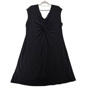 VTG Y2K ONYX Nite by Wendy Chaitin Womens Plus 20W Sleeveless A-Line Dress US
